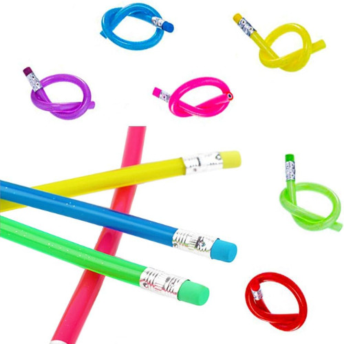 Lápiz Flexible Retorcido Con Goma Set 10 Piezas