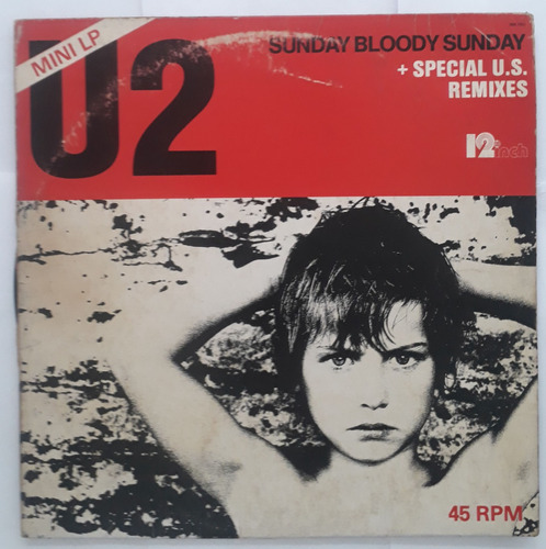 Lp Vinil (g+) U2 Sunday Bloody Sunday 1a Ed Br 1985 45 Rpm