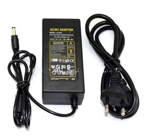 Imagen 3 de 3 de Combo Neón Flex Color Fijo 5mts Exterior 12v + Fuente 220v
