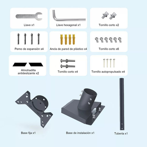 Kit De Montaje En Techo O Pared Para Antena Starlink Gen 3