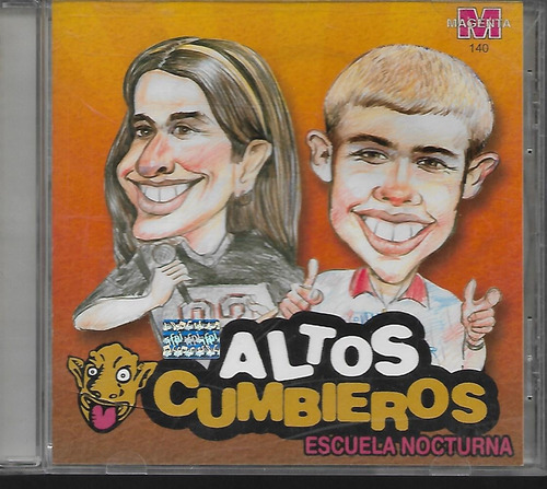 Altos Cumbieros Album Escuela Nocturna Sello Magenta Cd Nu 