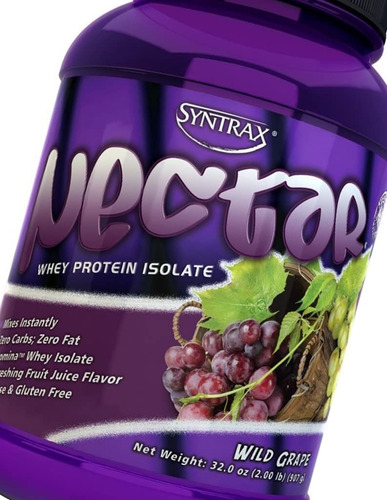 Syntrax Nectar Whey Protein Isolate, Wild Grape, 2 Pound