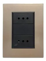 Comprar Plaqueta Duomo Flat Champagne C\u002F2 Toma Corriente