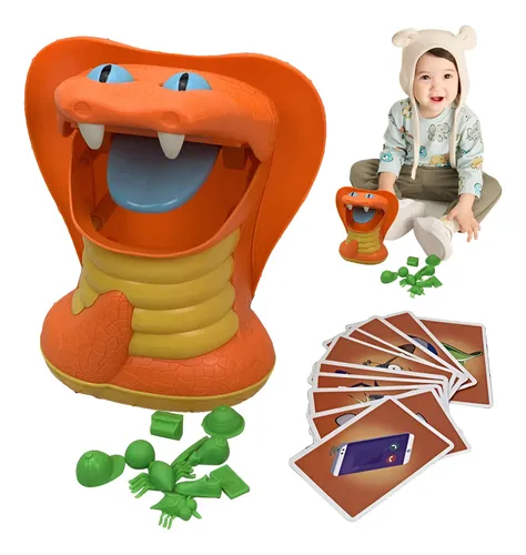 Juguete Eléctrico De Serpiente De Cascabel Con Disparador Por Inducción | Incluye Sombrero Vaquero Y Pepitas De Oro | Juego De Fiesta Y Habilidad Para Niños