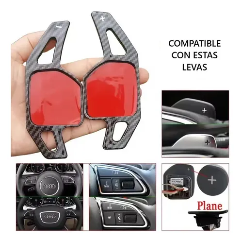 Paddle Shift Levas Paleta Cambio Volante Audi A1 A3 A4 A5 S3
