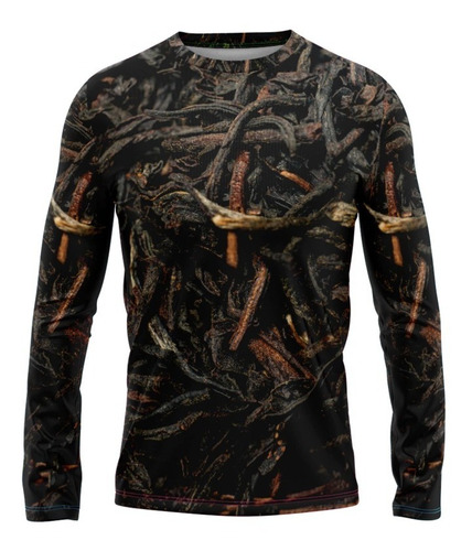 Remera Manga Larga Camuflaje Realtree 3d Mod 6