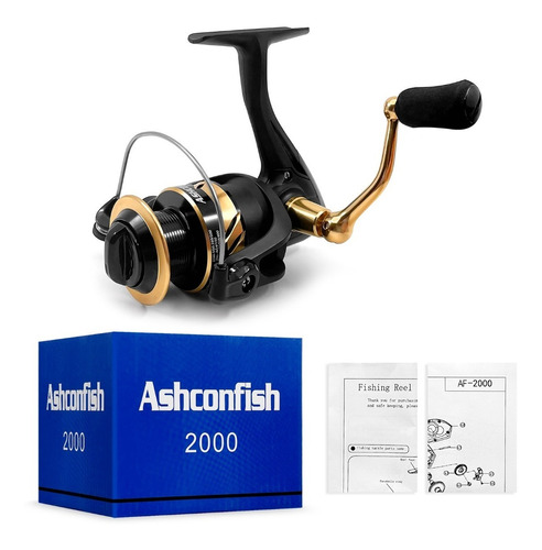 Carrete Pesca Af5000 Ashconfish 8rod Spinning +bobina 100mts