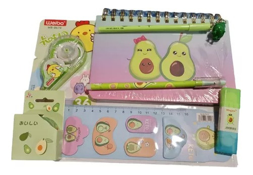 Set Planner Mas Accesorios - Papelería Kawaii