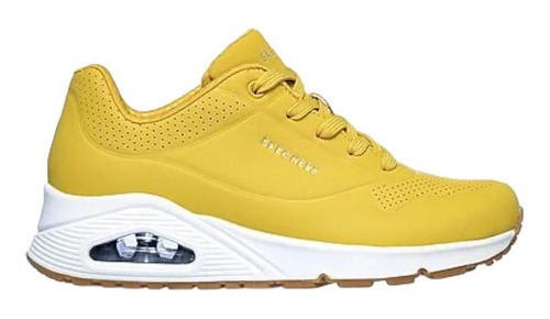 Zapatilla Urbana Mujer Skechers Uno-stand On Air Amarillo