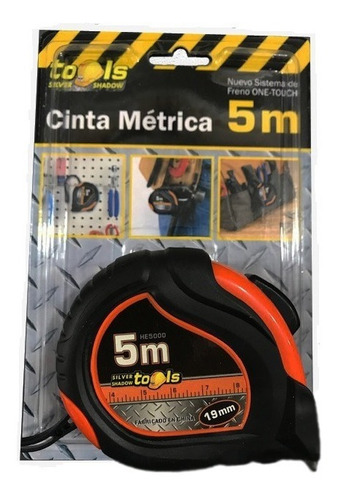 Cinta Metrica 5 Mts C/ Freno Uso Profesional Homologada S.