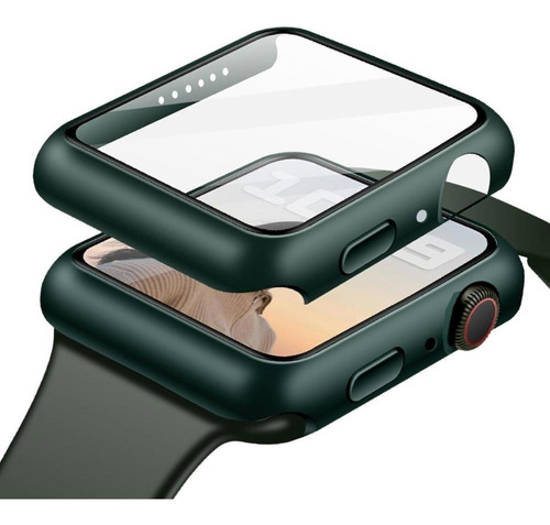 Capa Proteção Com Vidro Integrado Para Apple Watch Série 7