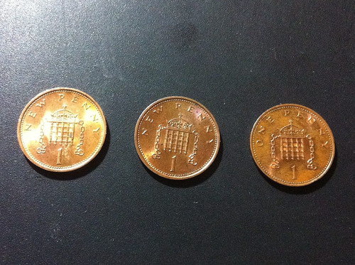 3 Monedas Gran Bretaña 1980-81-82 Elizabeth || Sin Circular