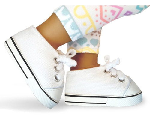 Imagen 2 de 6 de Witty Girls Zapatillas Muñecas 45 Cm/18 P Calzado Escolar