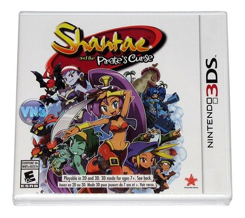 Shantae And The Pirate's Curse - 3ds - Mídia Física Lacrado