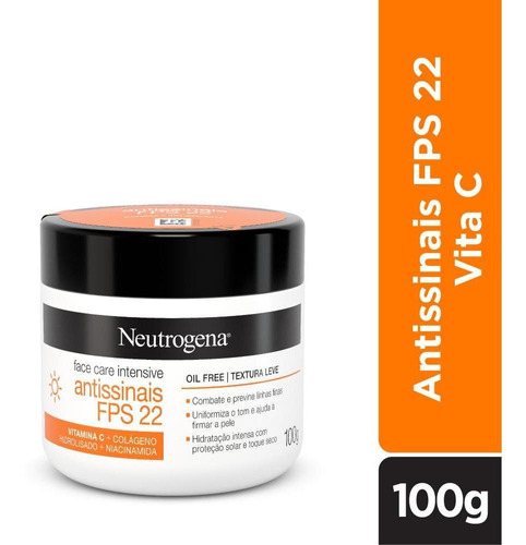 Hidratante Facial Neutrogena F Care Antissinais Fps 22 100g