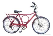 Comprar Bicicleta Barra Circular Aro 26 Com Freios A Disco E Marcha