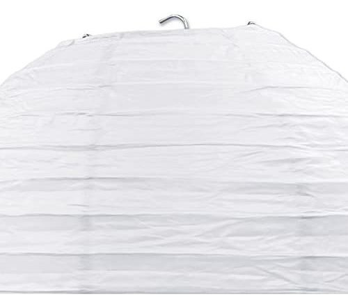 Portavelas Farol Gigante De Papel Beistle, 30 Pulgadas, Blan