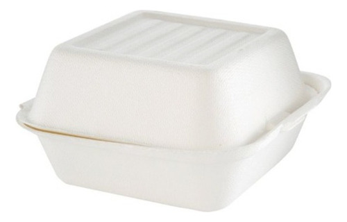 Porta Sandwich 6x6 Caja Compostable 10 Unidades