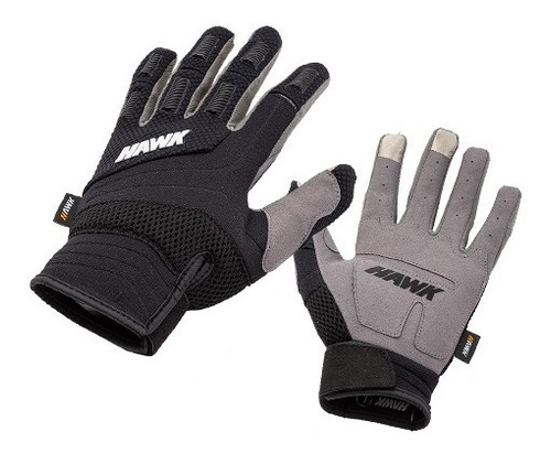 Guantes Hawk Fit Negro/gris - Km0 Motos