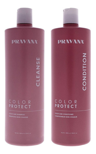 Pravana Kit Shampoo Y Acondicionador Color Protect Litro