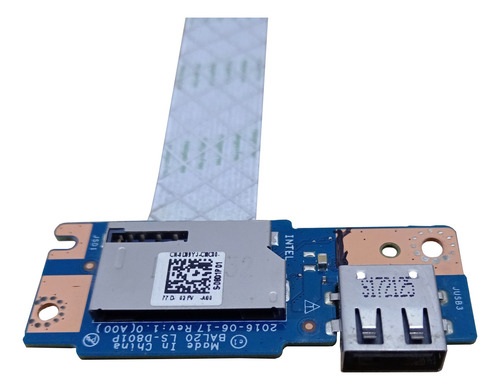 Membrana Puerto Usb Sd Dell 5565 5567 Nbc0001yx00 / Ls-d801p (Reacondicionado)
