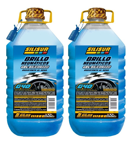 Gel Siliconado G40 Resiste Al Agua 5lt Pack 2un