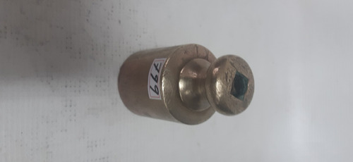Peso Antigo Em Bronze  1 Kg. ( Only Wood799) 
