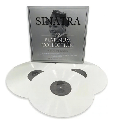 Frank Sinatra Platinum Boxset Blanco White 3 Lp Vinyl