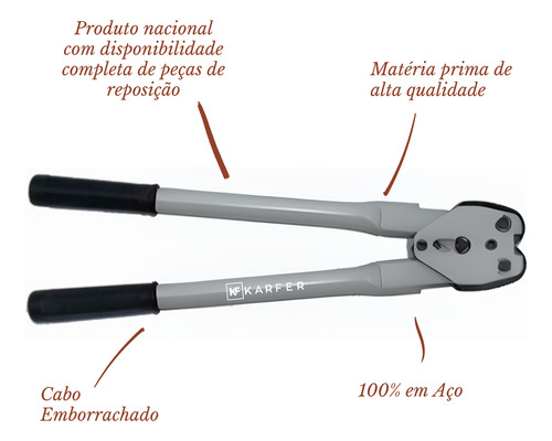 Combo Esticador Reforçado + Selador Fita Plástica 13 E 16mm