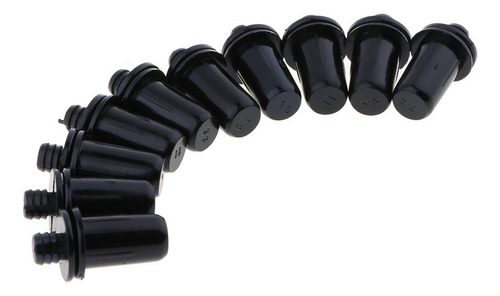 10 Pieces Plástico Push Rivet Painel Fastener Clips Sets