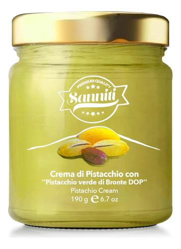 Crema De Pistacho Siciliano Para Untar 190 G Dop