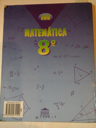 Matematica 8 - I. Zapico - S.mamone - El Ateneo  - L224 