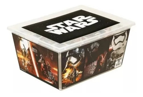 Caja Organizadora Con Tapa Star Wars 15 Litros Premium