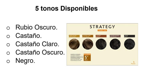 Strategy Shampoo Color Castaño Claro Efecto Inmediato (sh.co