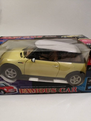 Mini Cooper Auto De Juguete Funicona Con Bateria