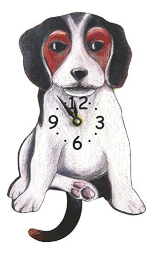 Reloj De Pared Para Perro Con Péndulo De Cola Oscilante - Be