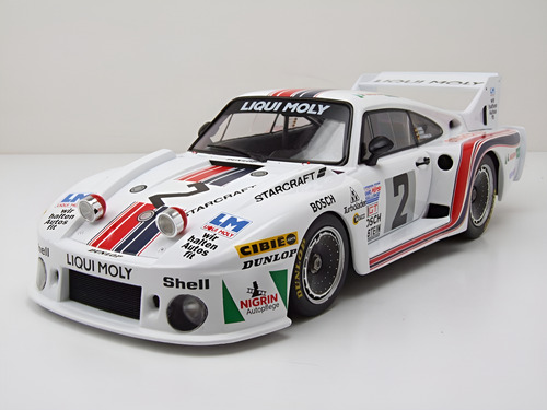 Porsche 935j # 2 Ganador 24h Daytona 1980 M C G Escala 1/18 Blanco