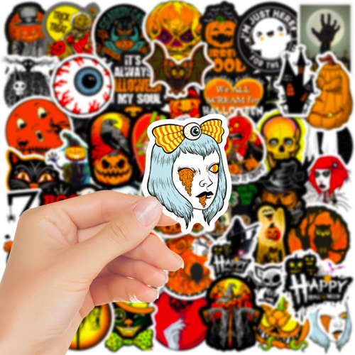 Adesivos Horror Skull Para Crianças E Decalques Góticos