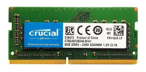 Memória Crucial 4gb 2400mhz Ddr4 Cl17 - Ct4g4dfs824a