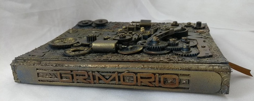 Imagem 9 de 9 de Grimório Artesanal Steampunk Mecanismo