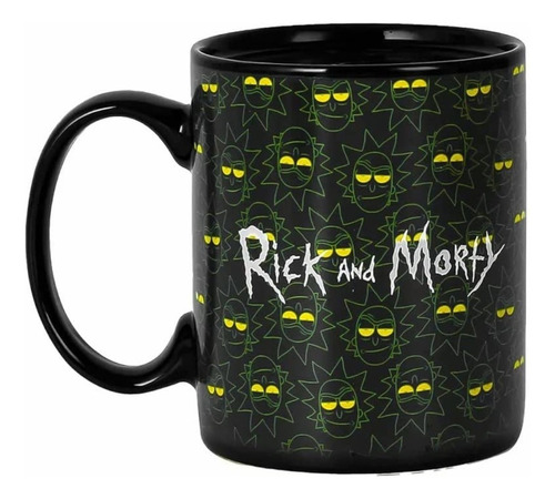 Taza Mágica Geek Industry Rick Y Morty, Rick Collage 330 Ml