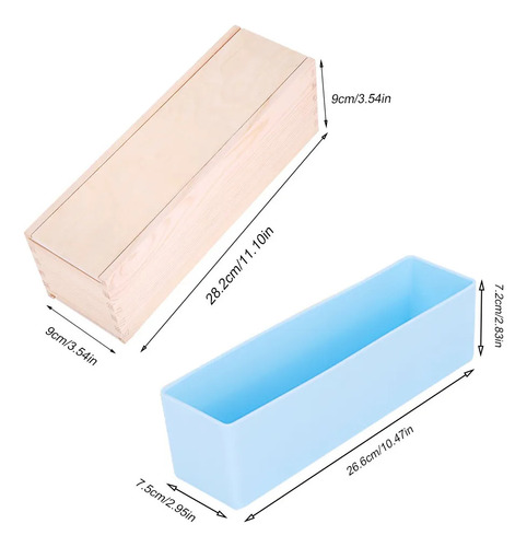 Molde Rectangular De Silicona Para Tostadas, Molde Para Jabó