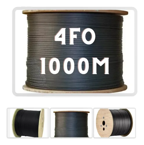 Cabo Fibra Optica Drop 4fo 1k De 1000mts Cabo Sustentavel Menor preço em Cabo Fibra Optica Drop 4fo 1k De 1000mts Cabo Sustentavel