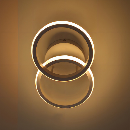 Plafon Taschibra Village Circle Led 10w 3000k Luz Amarela Bi