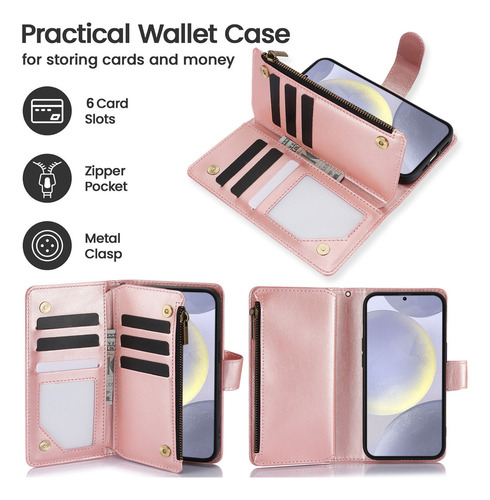 Funda De Piel Con Tapa Tipo Cartera Para iPhone 13 Pro Max 1