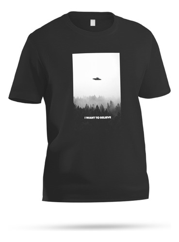 Polera De Portada Ovni I Want To Believe - Quiero Creer