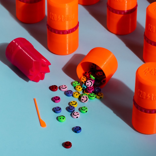 Imagen 4 de 7 de Picador Grinder Tainer Naranja/violeta