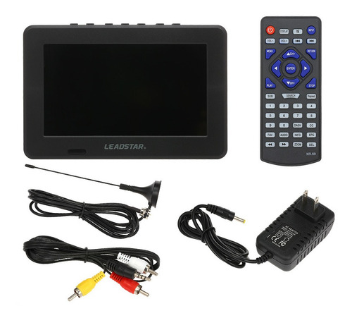 Imagen 1 de 7 de Leadstar Mini 7 Pulgadas Atsc Televisión Analógica Digital