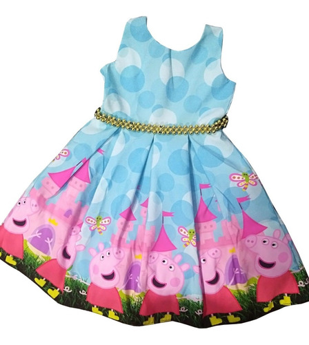 Vestido De Fiesta Para Niña Cerdita - Ig