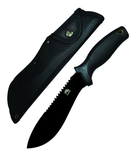 Cuchillo Tactico De Caza Bison 3035 C/ Funda 30cm Acero Inox